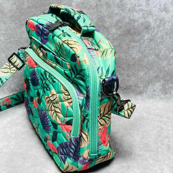 Lug Ranger Crossbody Bag With Flamingo & Leaf Design - Picture 4 of 16